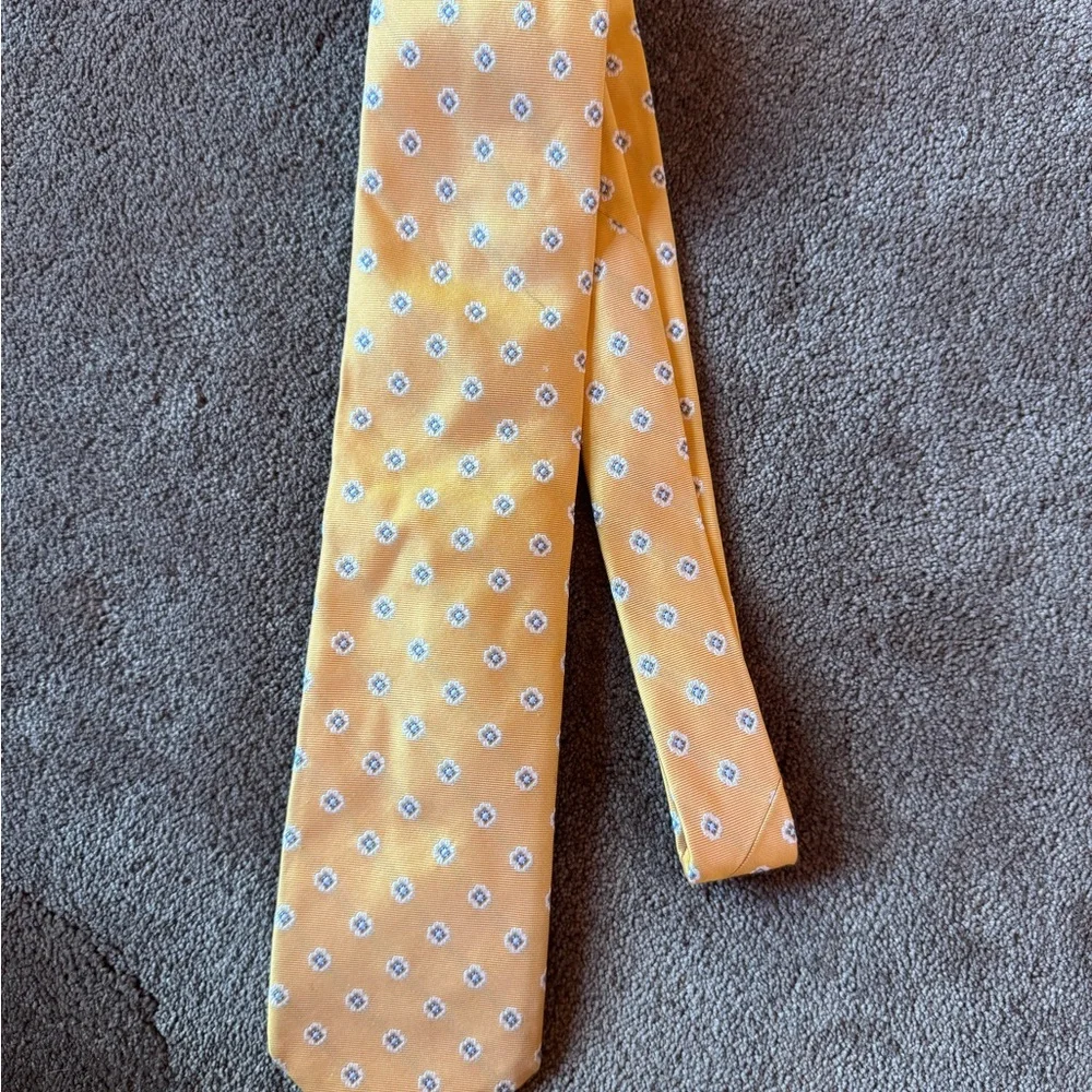 Robert Talbott Golden Floral Tie